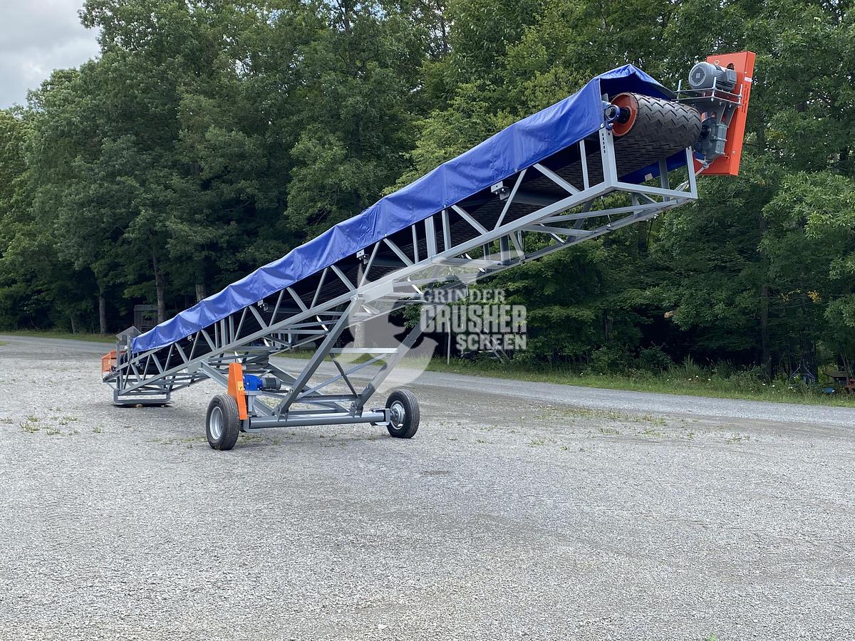 GCS 80' PIT PORTABLE RADIAL STACKING CONVEYOR