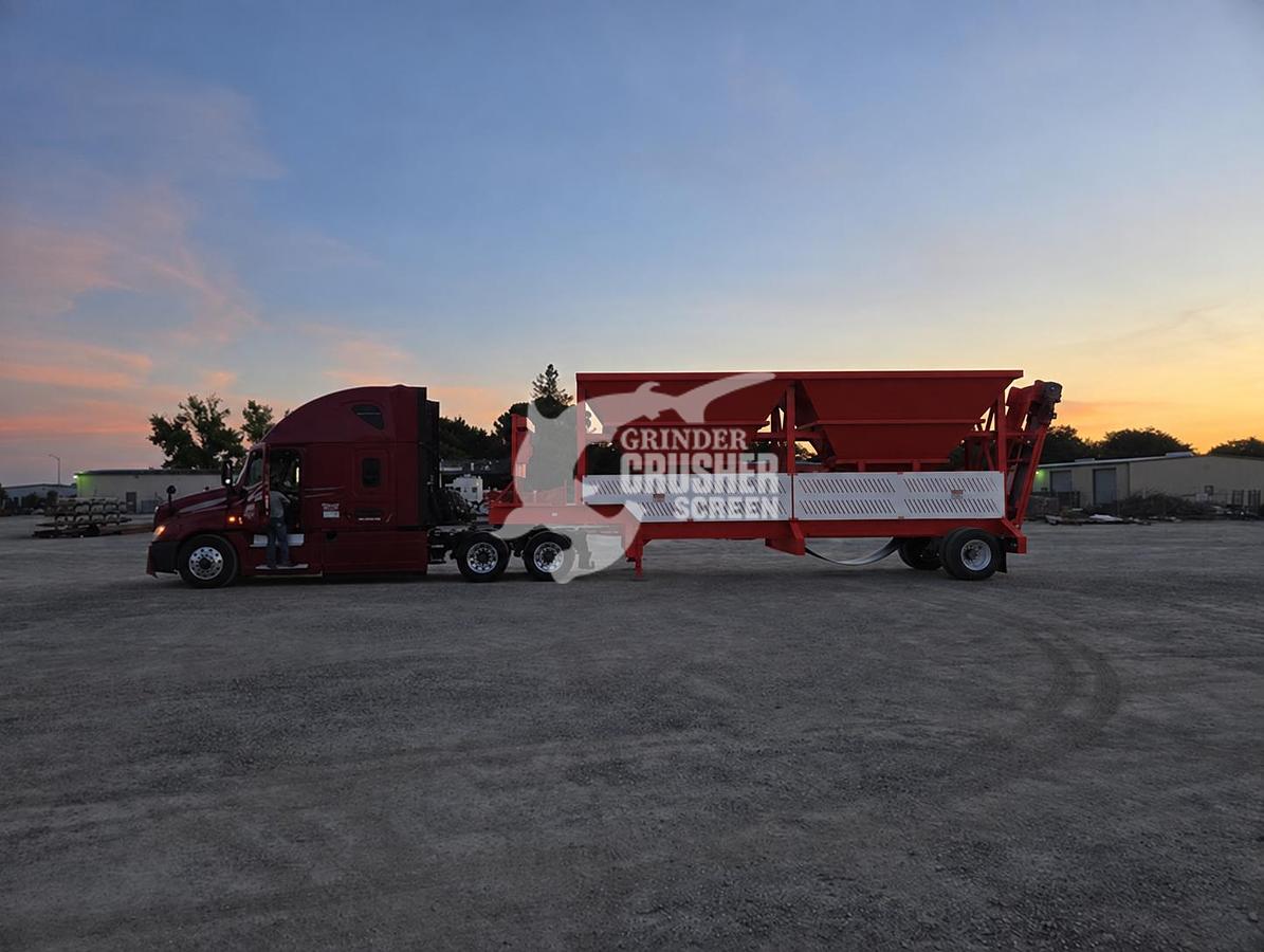 Used NEW ROCK SYSTEMS 108-2P PORTABLE 2 BIN BLENDING HOPPER