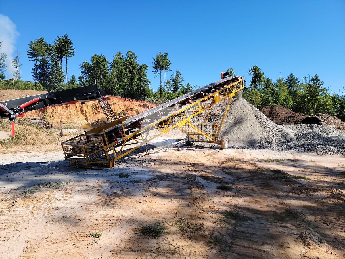 GCS 40' PORTABLE RADIAL STACKING CONVEYOR