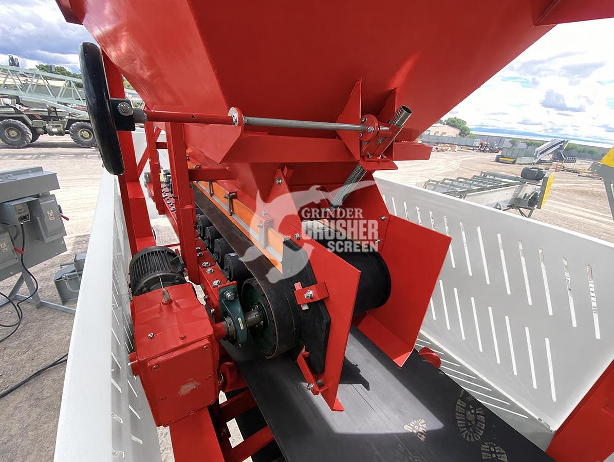 Used NEW ROCK SYSTEMS 108-2P PORTABLE 2 BIN BLENDING HOPPER