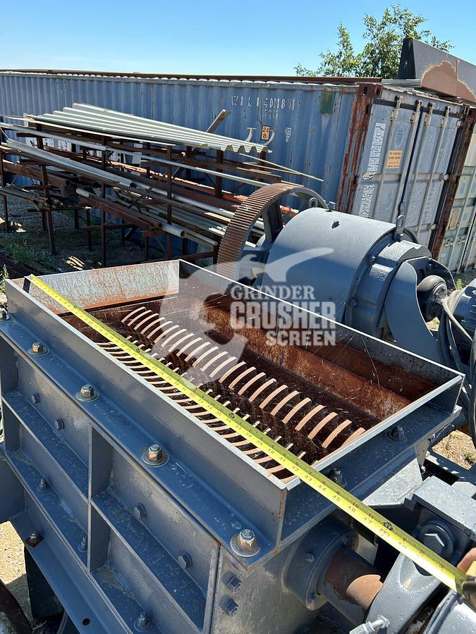 Used Custom Built 2 Shaft Shredder