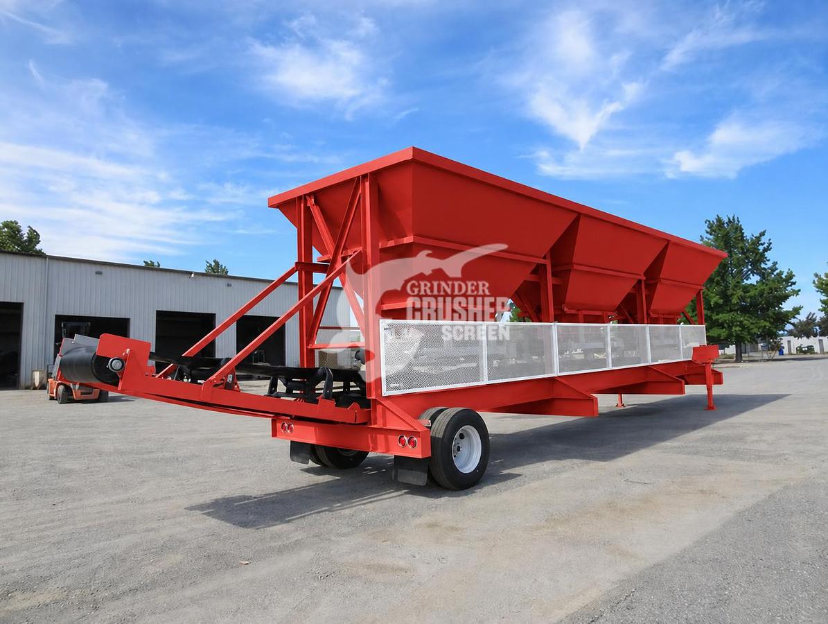 Used NEW ROCK SYSTEMS 108-3P PORTABLE BIN BLENDING HOPPER