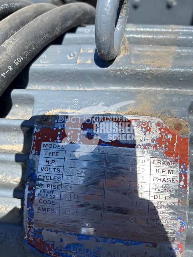 Used Custom Built 2 Shaft Shredder