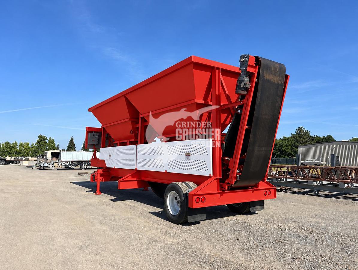 Used NEW ROCK SYSTEMS 108-2P PORTABLE 2 BIN BLENDING HOPPER