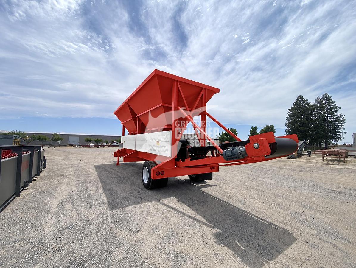 Used NEW ROCK SYSTEMS 108-2P PORTABLE 2 BIN BLENDING HOPPER