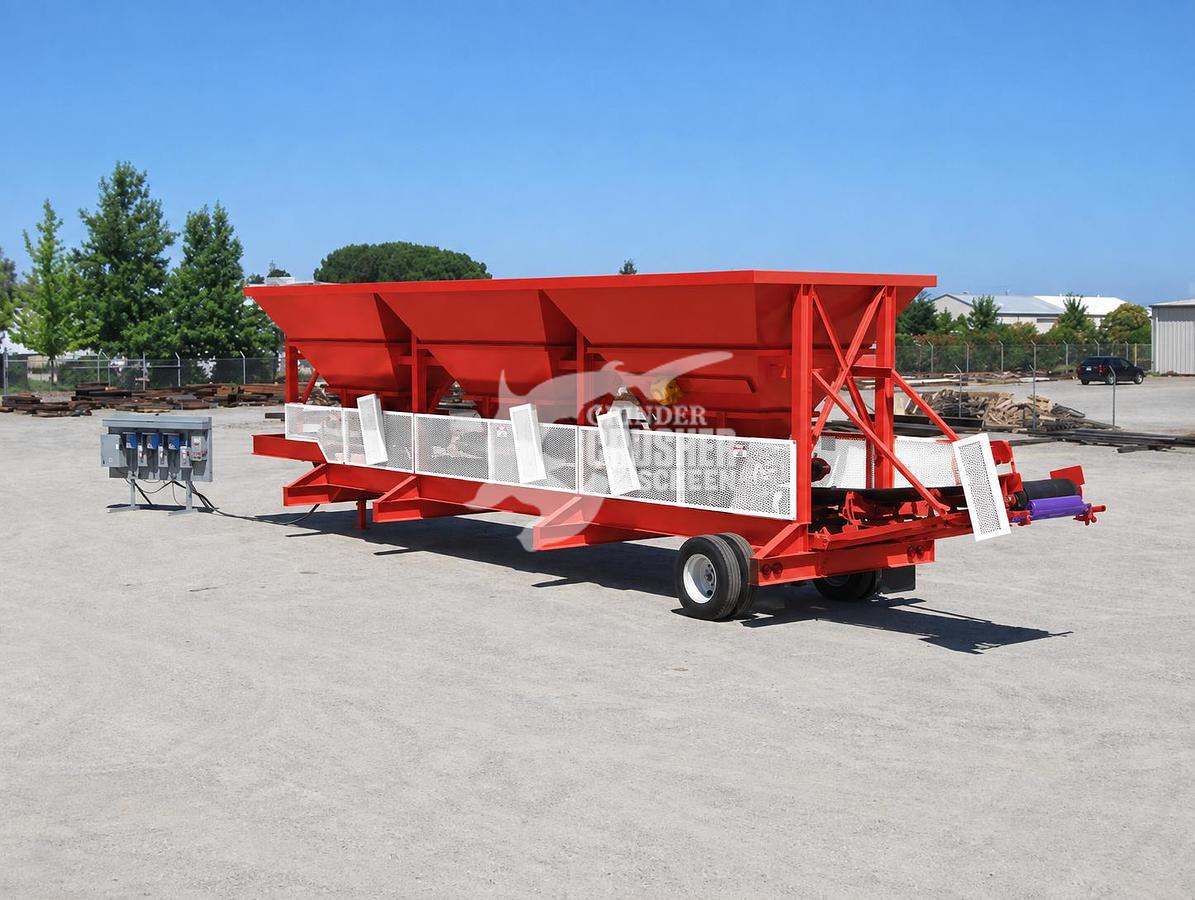 Used NEW ROCK SYSTEMS 108-3P PORTABLE BIN BLENDING HOPPER