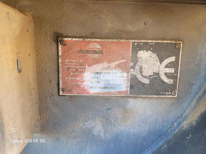 Used 2015 POWERSCREEN PREMIERTRAK 400