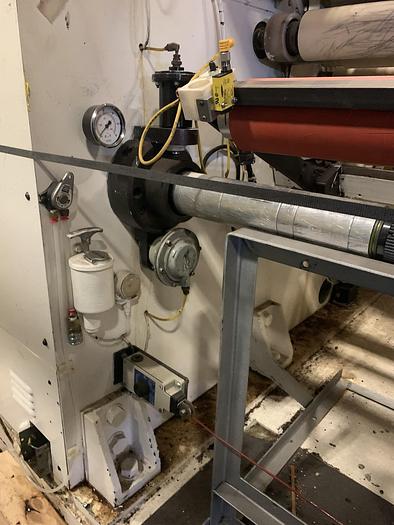 Used 62" TITAN MODEL SR5 CANTILEVERED DUPLEX SLITTER REWINDER 24" OD REWIND