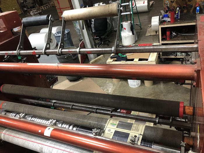 Used 50" COMEXI SOLVENTLESS LAMINATOR 32" DIAMETERS - STILL INSTALLED