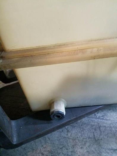 Used Reinforced Polypropylene Tank 27" x 40" x 28 deep Plating Washing