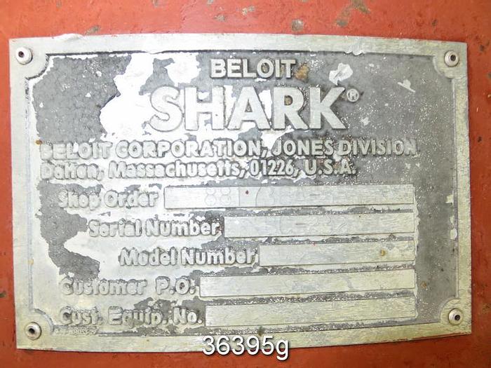 Used Beloit Shark Horizontal Pulping Element, Model A #36395
