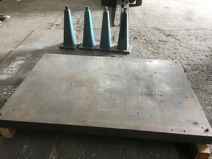 Gebraucht Messplatte Anreissplatte Stahl - Schweisstisch