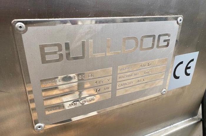 Used Bulldog fully automatic 80 litre bowl cutter