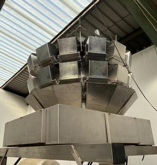 Used MBP PFM Multihead Weigher With 14 Heads