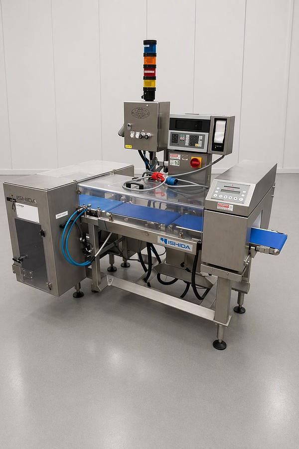 Used ISHIDA METAL DETECTOR / CHECK WEIGHER COMBINATION