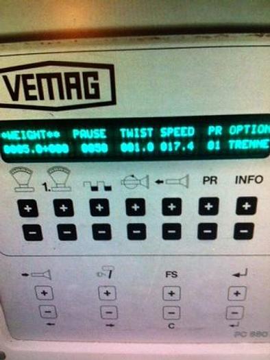 Used Vemag robot HP10 and Polyclip DFC 8162