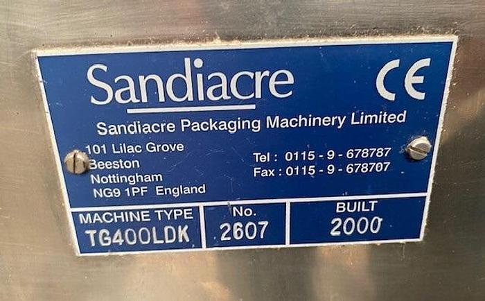 Used Sandiacre TG400LDK Form Fill Seal Machine