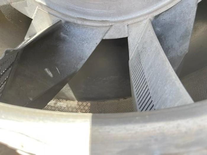 Used Rotary 44" Diameter x 15.5" Long Hot Water Blancher