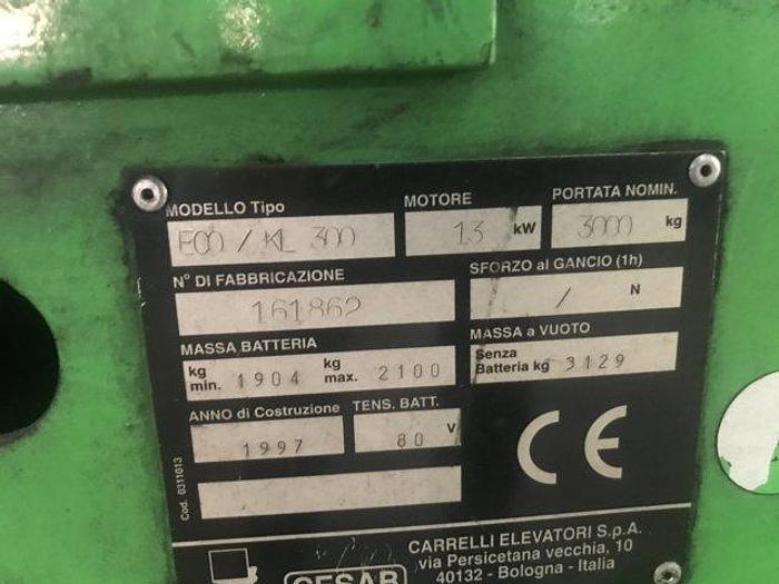 Usato 1997 Muletto Cesab elettrico Eco KL300