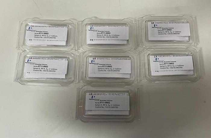 Lot of 2 Perkin Elmer 0711-0002 Brownlee Columns Spheri-5, RP-8, 2.1x30mm, 5u