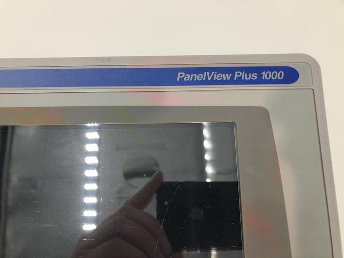 Used ALLEN BRADLEY PANELVIEW PLUS 1000 SERIES B WITH CONTROLNET MODULE