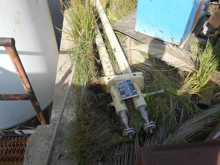 Used Heat Exchanger, Shell & Tube, C/st, S/st, 100 PSI, Bas-Tex #S742219