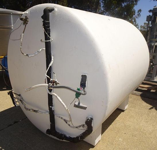 Used Tank, 1,000 Gallon, S/st, Jkt, Agit, Dairy, Horizontal #S743094