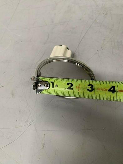 Used ITT Pure-Flo 316L Stainless Steel Sample Valve w/ 1/4" Outlet & 3" Inlet