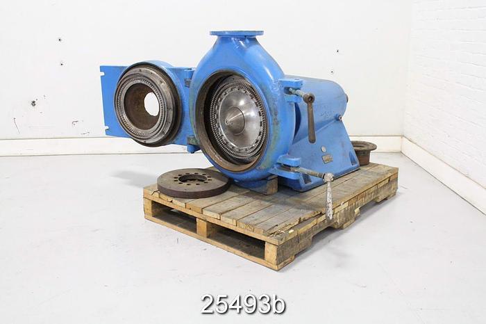 Used Escher Wyss E2K E2K Deflaker, Stainless Steel Tackle, Cast Iron Casing, Cast Iron Body #25493