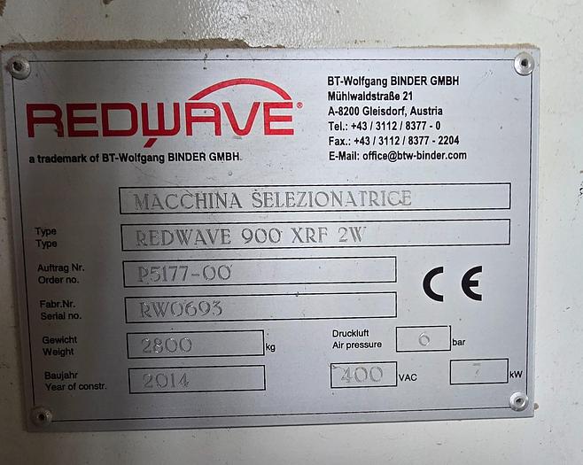 Usato 2014 Impianto lavorazione recupero Vetro REDWAVE e CVF - Glass recovery processing plant