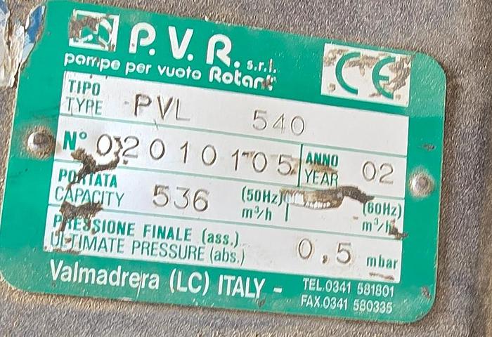 Usato 2005 P.V.R. PVL 540
