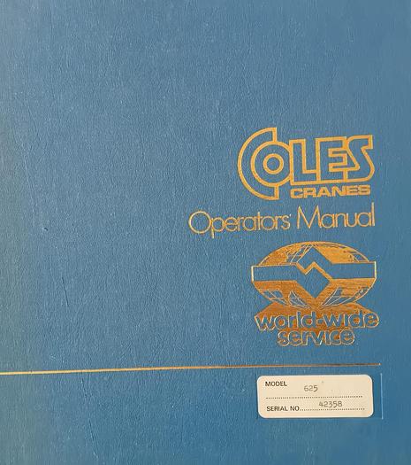 Usato 1981 Autogru COLES HUSKY 625 - Rough Terrain Crane