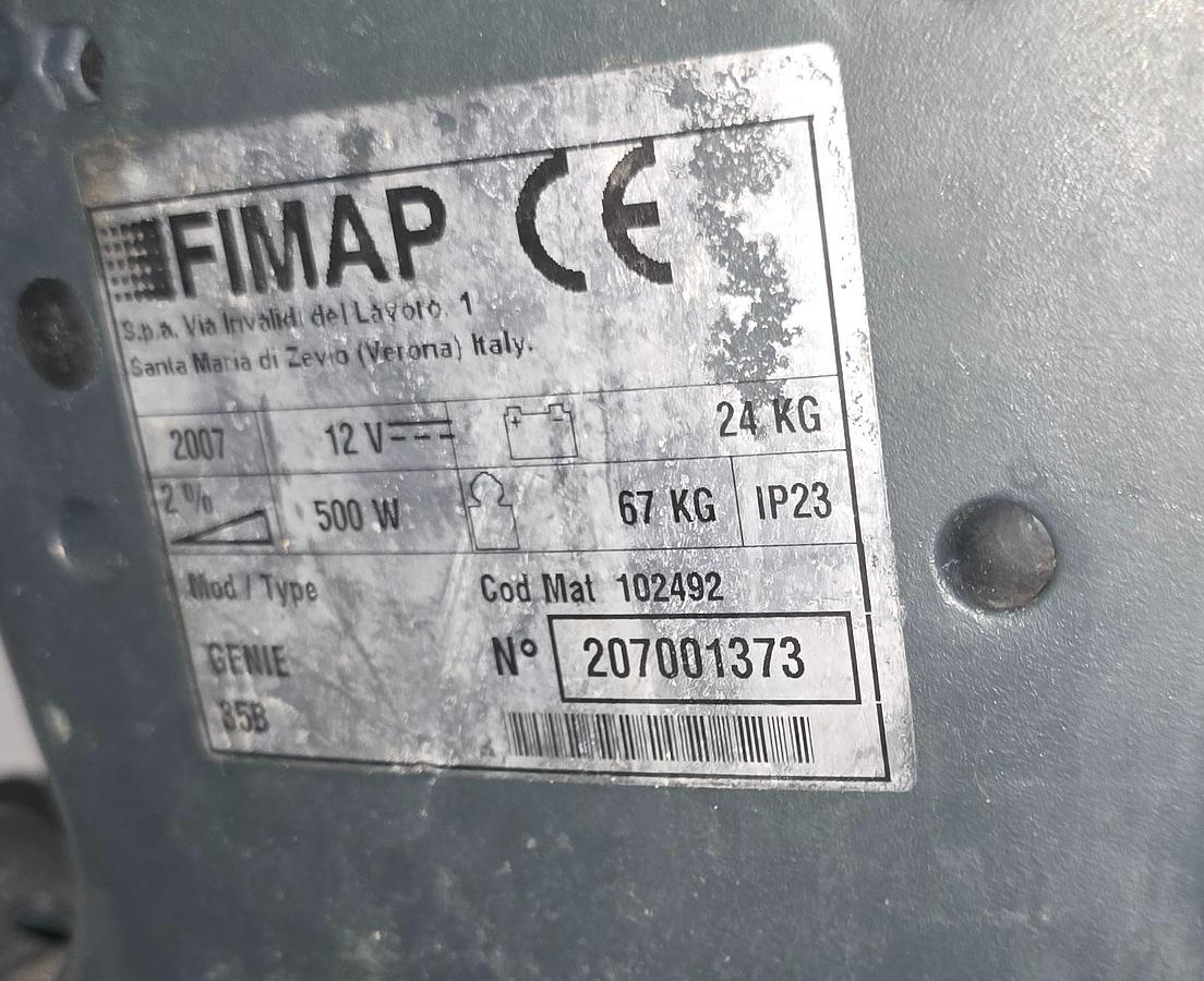 Usato 2007 Lavasciuga pavimenti FIMAP GENIE 35B - Floor scrubber-dryer