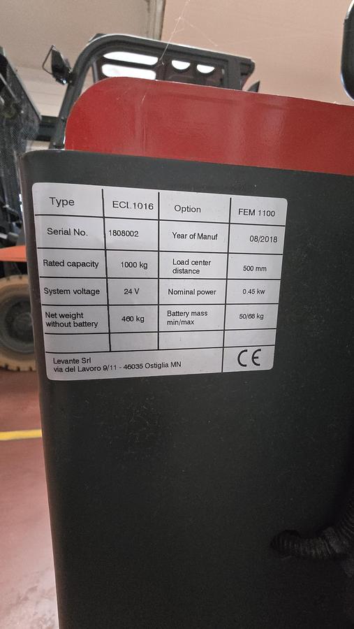Usato 2018 Elevator NOBLELIFT ECL 10.16
