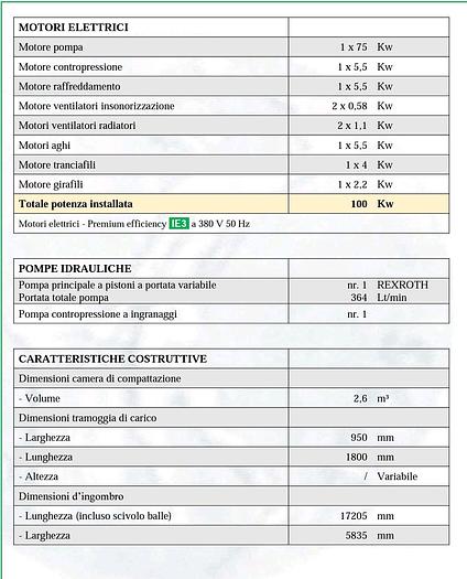 Ricondizionato 2003 Pressa Imballatrice Macpresse MAC 108/1