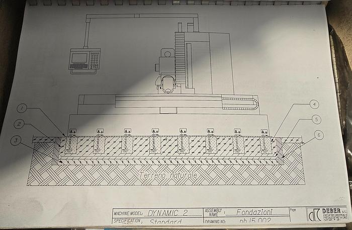 Usato 1996 Fresa DEBER Dynamic 2  - Milling machine