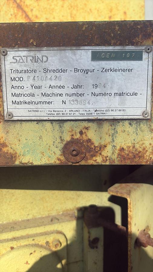 Usato 1994 SATRIND F 420
