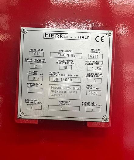 2018 Sistema di Pressurizzazione Antincendio IDROELETTRICA SPA FIREBOX EN M+M+PV 125-250/8 149+149+1,5KW