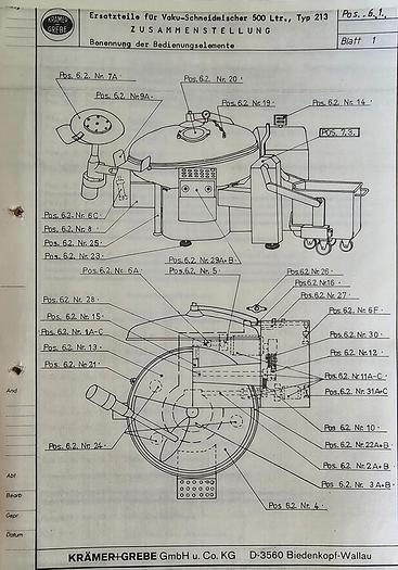 Usato 1983 KRAMER GREBE Beschick VSM 500