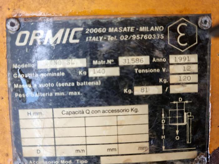 Usato 1991 ORMIC DINO SL
