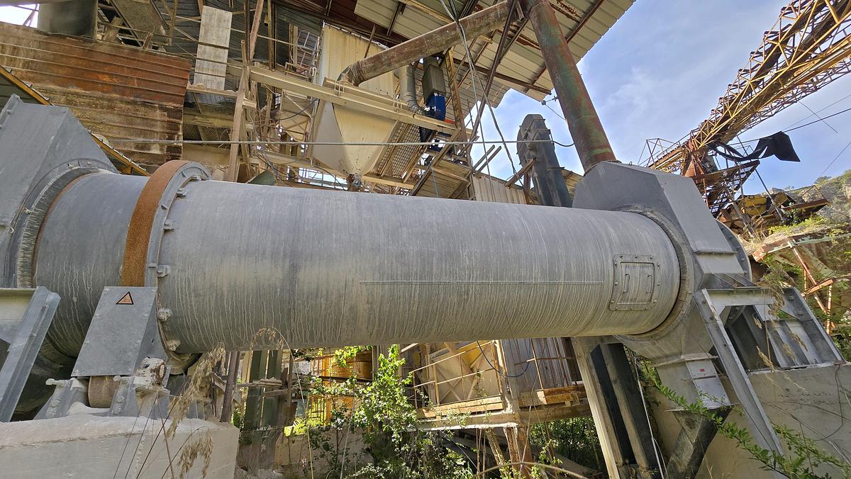 Usato 2009 Essiccatore Professionale a Doppio Tamburo ALLGAIER-MOZER TT 90/7 D OB A G - Double-shell rotary dryer