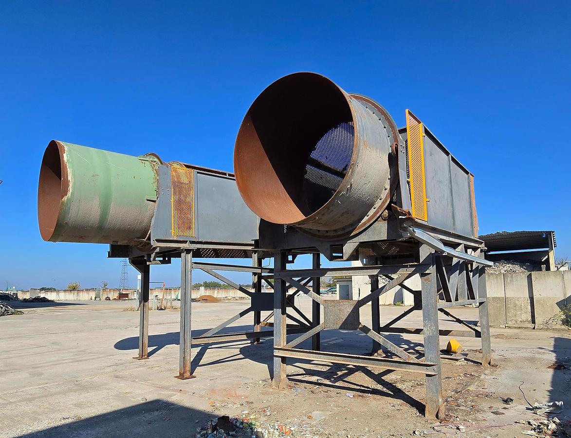 Usato 2010 Vaglio rotativo GVF Impianti 1250.4 - Rotary sieve