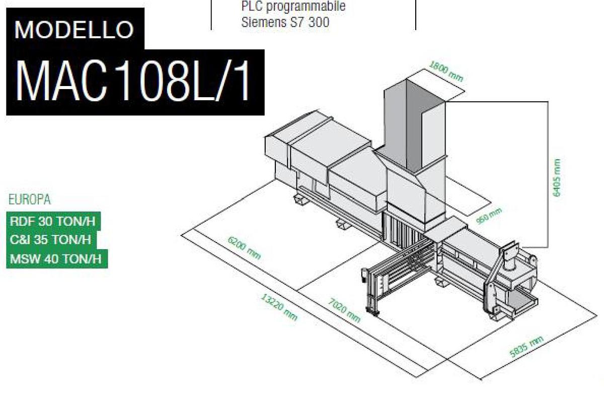 Ricondizionato 2008 Macpresse MAC 108 L /1 - Baling press