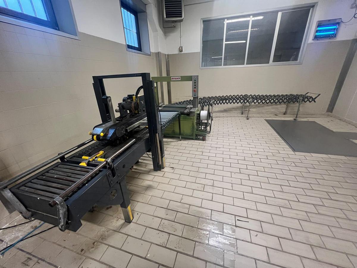 Usato 1990 Linea Imballaggio SIAT + Akropack SM4 - JK-5000 - Packaging Line