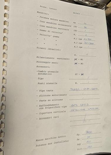 Usato 1996 Fresa DEBER Dynamic 2  - Milling machine