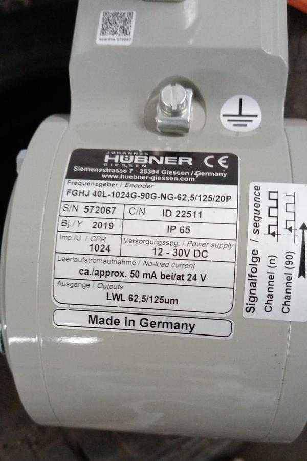 2019 Universal Encoder  HUBNER UOMHJ 4 L.1212-62 5/125