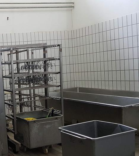 Usato Macchinari per lavorazione carne, (Salumificio) Taglia braciola, Bilancia, Vasche ed altro