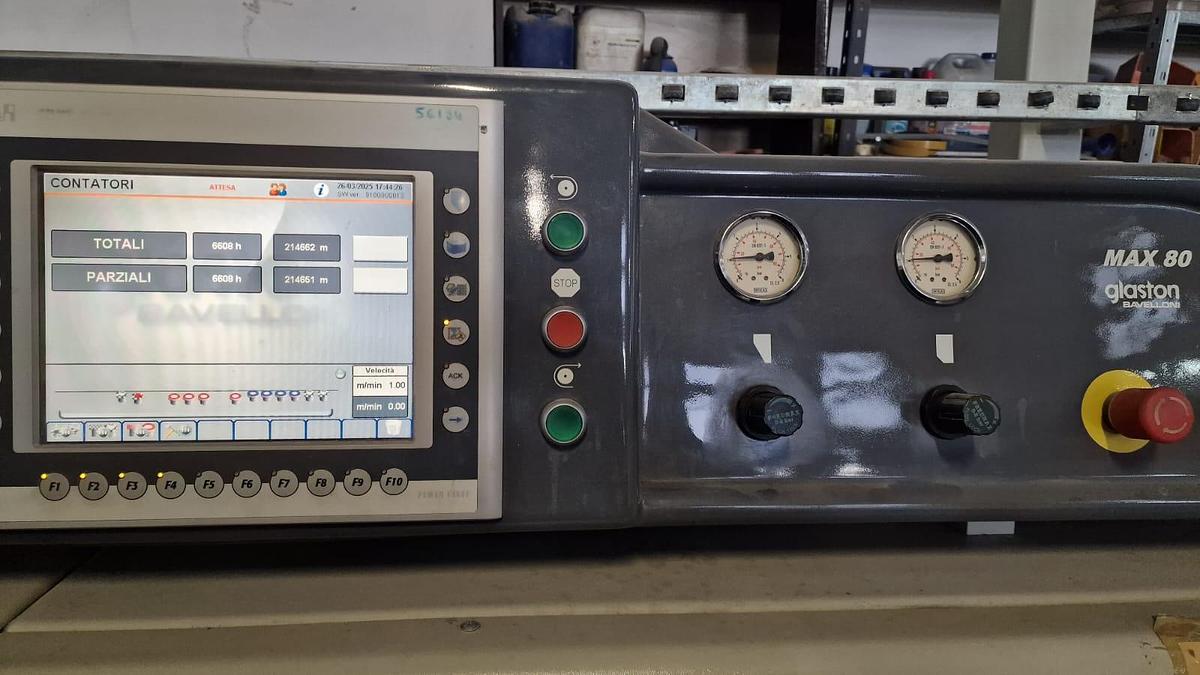 Usato 2011 Bisellatrice BAVELLONI  MAX 80 CNP - Glass Bevelling Machine