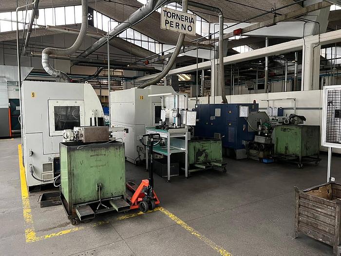 Usato Macchinari Torneria Meccanica Industriale composti da vari reparti e Linee