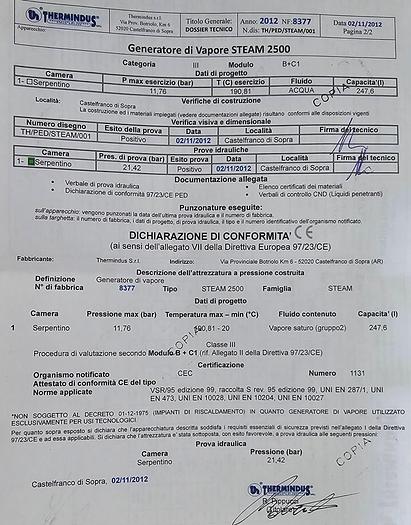 Usato 2013 Thermindus GV/Insieme 1850Kw